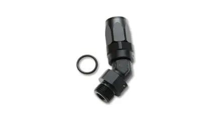 Vibrant Tight Radius 45 Degree Forged Hose End Fittings, Male Orb 1