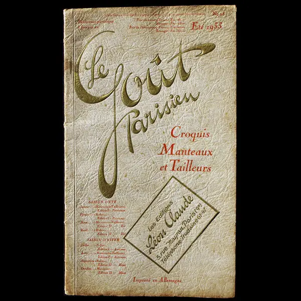 Le Goût Parisien, Croquis Manteaux Et Tailleurs (Eté 1933) 1