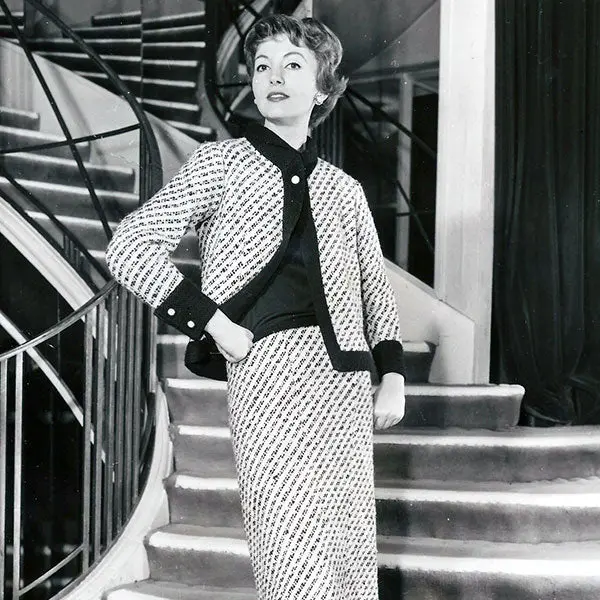 Chanel - Tailleur De Tweed Pour 1958 2