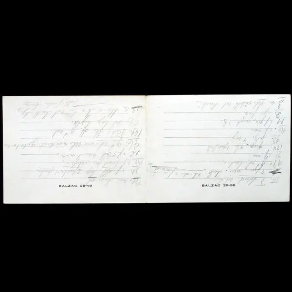 Balenciaga, Carnet De Défilé, Circa 1955 2