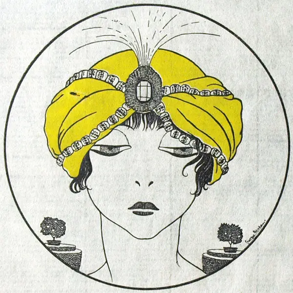 Georges Lepape - Elégante Au Turban Pour Paul Poiret (Circa 1911) 2
