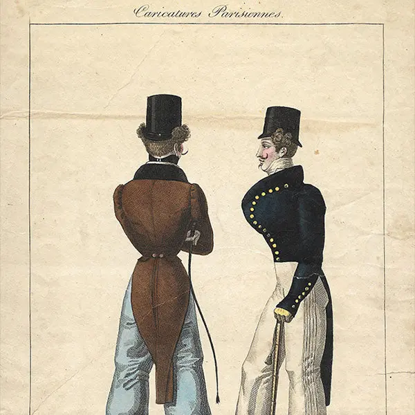 Martinet - Caricatures Parisiennes, Le Goût Du Jour, Gravure N°38, La Russomanie (1817) 2