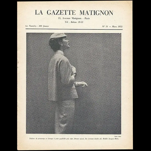 Heim - Gazette Matignon, N°11 (1953, Mars), Couverture De Tobias 1