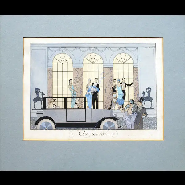 Le Bonheur Du Jour Ou Les Grâces À La Mode : Au Revoir Par George Barbier (1924) 1