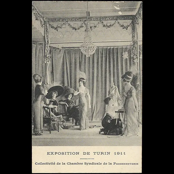 Exposition De Turin - Collectivité De La Chambre Syndicale De La Passementerie (1911) 1