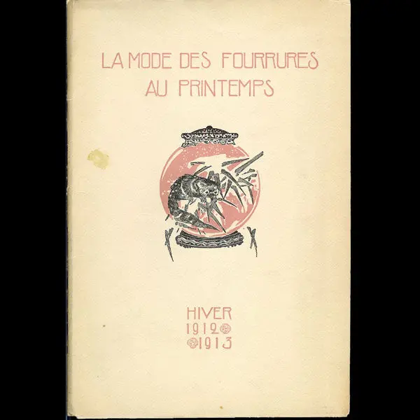 Printemps - La Mode Des Fourrures Au Printemps, Hiver 1912-1913, Illustrations De Drian (1912) 1
