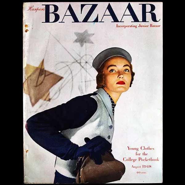 Harper's Bazaar (1948, Août), Couverture De Louise Dahl-Wolfe 1