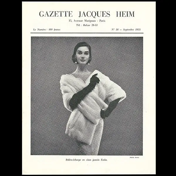 Heim - Gazette Jacques Heim, N°16 (1955, Septembre), Couverture D'arsac 1
