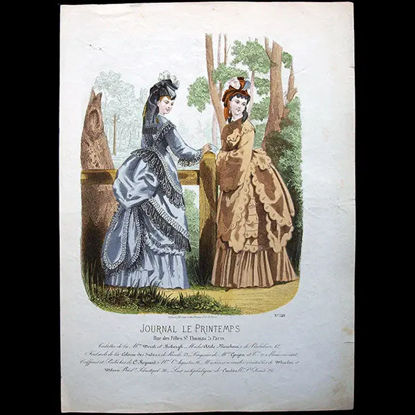 Worth & Bobergh - Le Journal Du Printemps, Gravure 140 (Circa 1868) 1