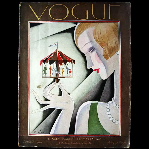 Vogue Us (1Er Octobre 1926), Couverture De Bolin 1