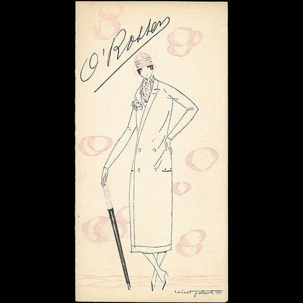 O'rossen - Carte D'invitation Illustrée Par Robert Pollack (1925) 1