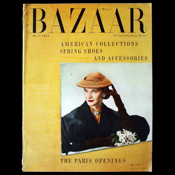 Harper's Bazaar (1951, Mars), Couverture D'avedon 1