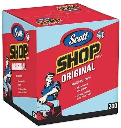 Scott Shop Towels Pop Up Box - 200 Sheets 1
