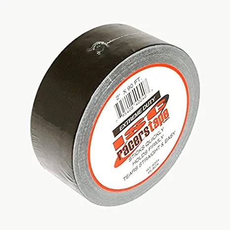Isc Standard Duty Racers Tape 2" X 180' - Black 1
