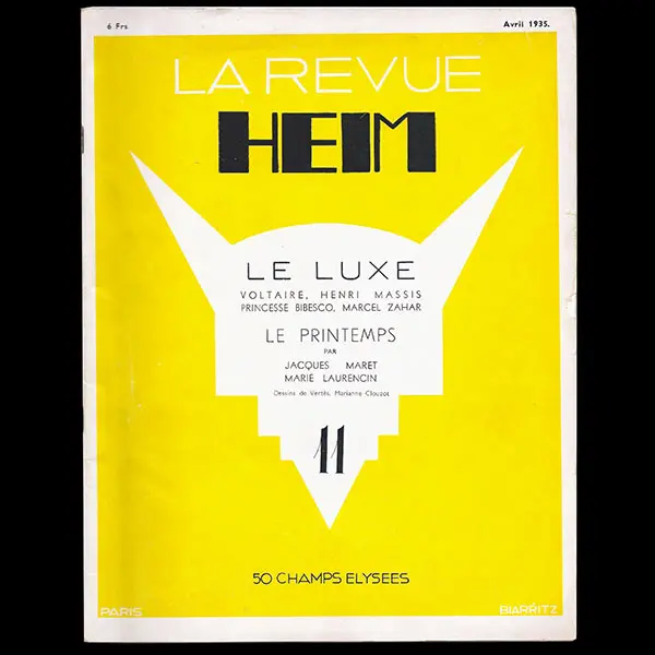 Heim - Revue Heim, N°11 (1935, Avril) 1