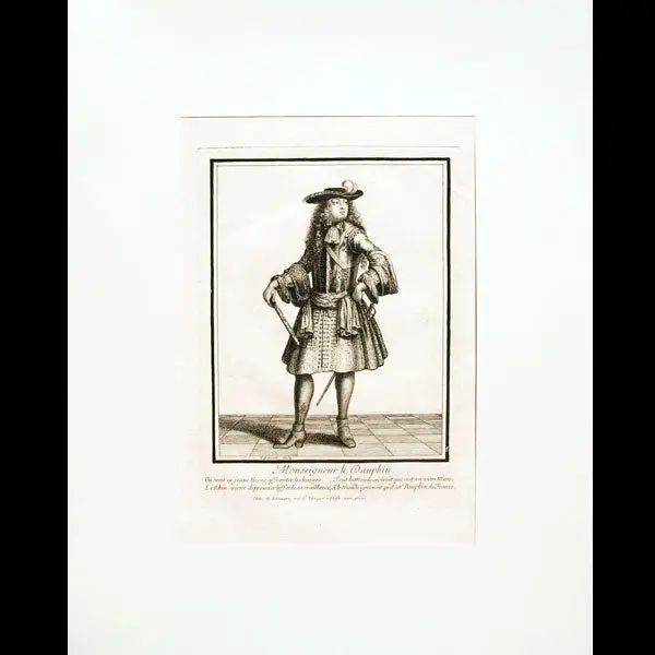 Monseigneur Le Dauphin, Gravure De Bonnart (Circa 1688-1695) 1