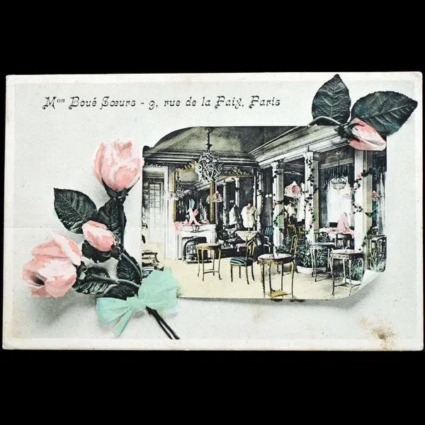 Boué Soeurs - Carte D'invitation À Une Présentation De Collection (Circa 1905-1910) 1