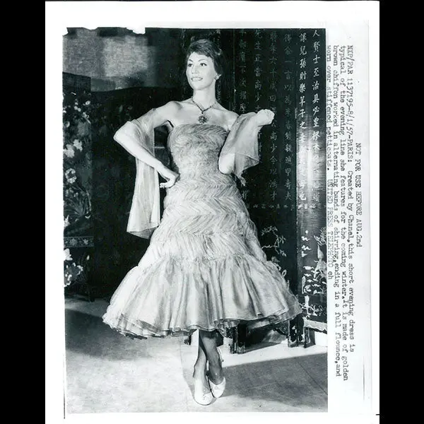 Chanel - Robe Du Soir Pour 1957 1
