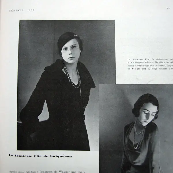 Vogue France (1Er Février 1932), Couverture De Benito 2