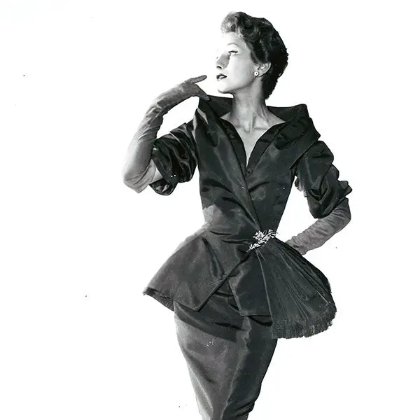 Christian Dior - Robe De Faille Rose (1957) 2