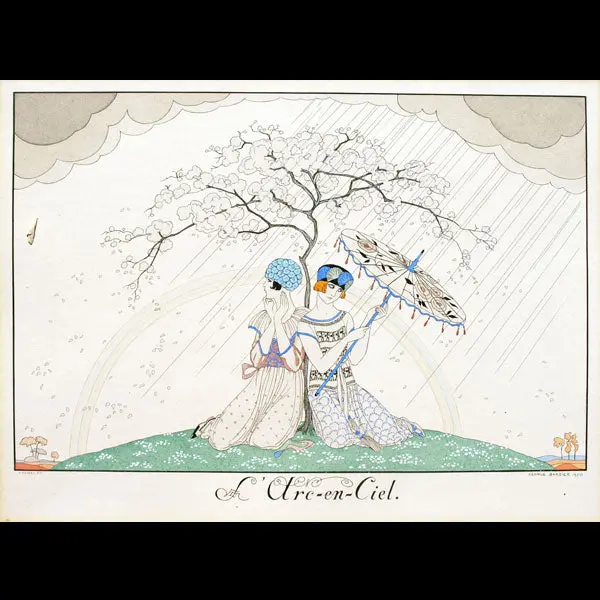Le Bonheur Du Jour Ou Les Grâces À La Mode : L'arc-En-Ciel Par George Barbier (1924) 1