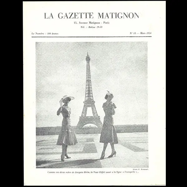 Heim - Gazette Matignon, N°13 (1954, Mars), Couverture De Brommet 1