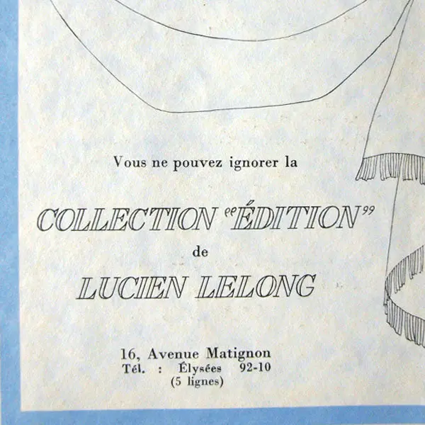 Une Femme Élégante, Collection Édition, Lucien Lelong, Illustré Par Ray Bret Koch (1935) 2