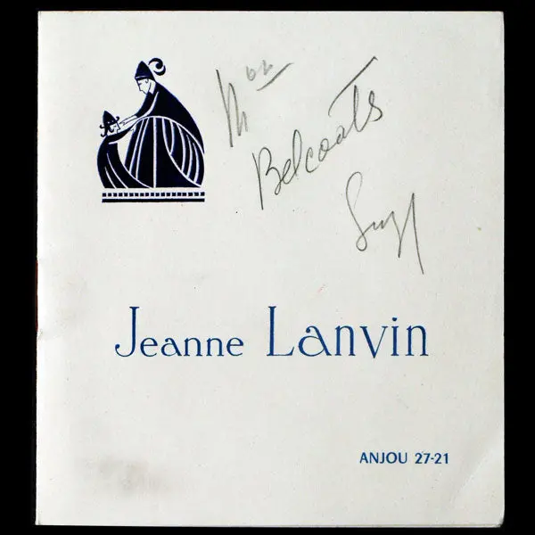 Lanvin, Carnet De Défilé, Circa 1950 1