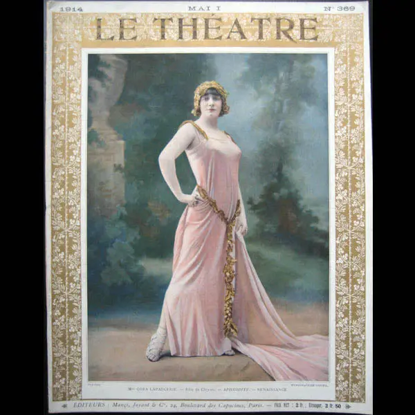 Le Théâtre (1Er Mai 1914), Aphrodite, Costume De Paul Poiret 1