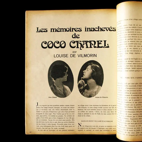 Jours De France, 16 Novembre 1971 : « Mémoires Inachevées De Coco Chanel » Par Louise De Villmorin 2