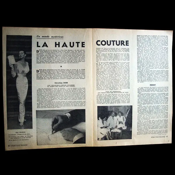 La Haute Couture, Un Monde Mystérieux - Dior - Freddy - 1956 1