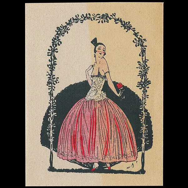 Charlotte Humbert - Carte De La Maison De Couture, 203 Boulevard Saint-Germain À Paris (Circa 1920-1928) 1