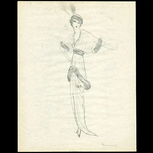 Paul Poiret - Minaret, Modèle De José De Zamora Pour La Maison Paul Poiret (Circa 1913) 1
