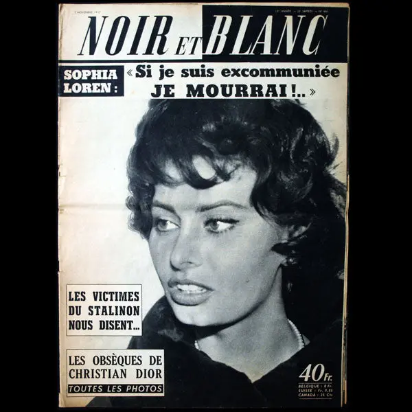 Noir Et Blanc, 2 Novembre 1957, Les Obsèques De Christian Dior 1