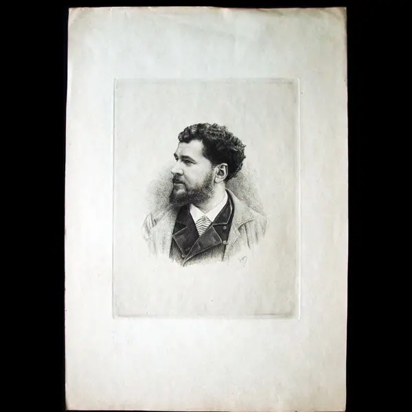 Uzanne - Portrait Par Eugène Gaujean 1