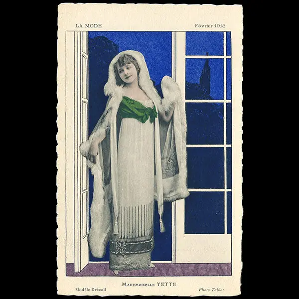 Drecoll - La Mode En Février 1913 - Mademoiselle Yvette En Drecoll 1