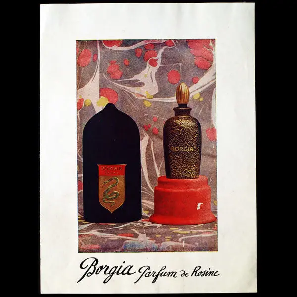 Borgia, Parfum De Rosine, Paul Poiret (Circa 1920) 1