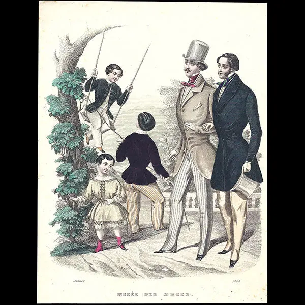 Musée Des Modes, Gravures De Mode Masculine (1848) 1