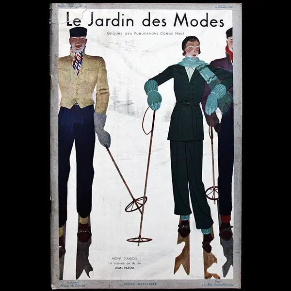 Le Jardin Des Modes, N°137, 15 Décembre 1930, Couverture De Pierre Mourgue 1