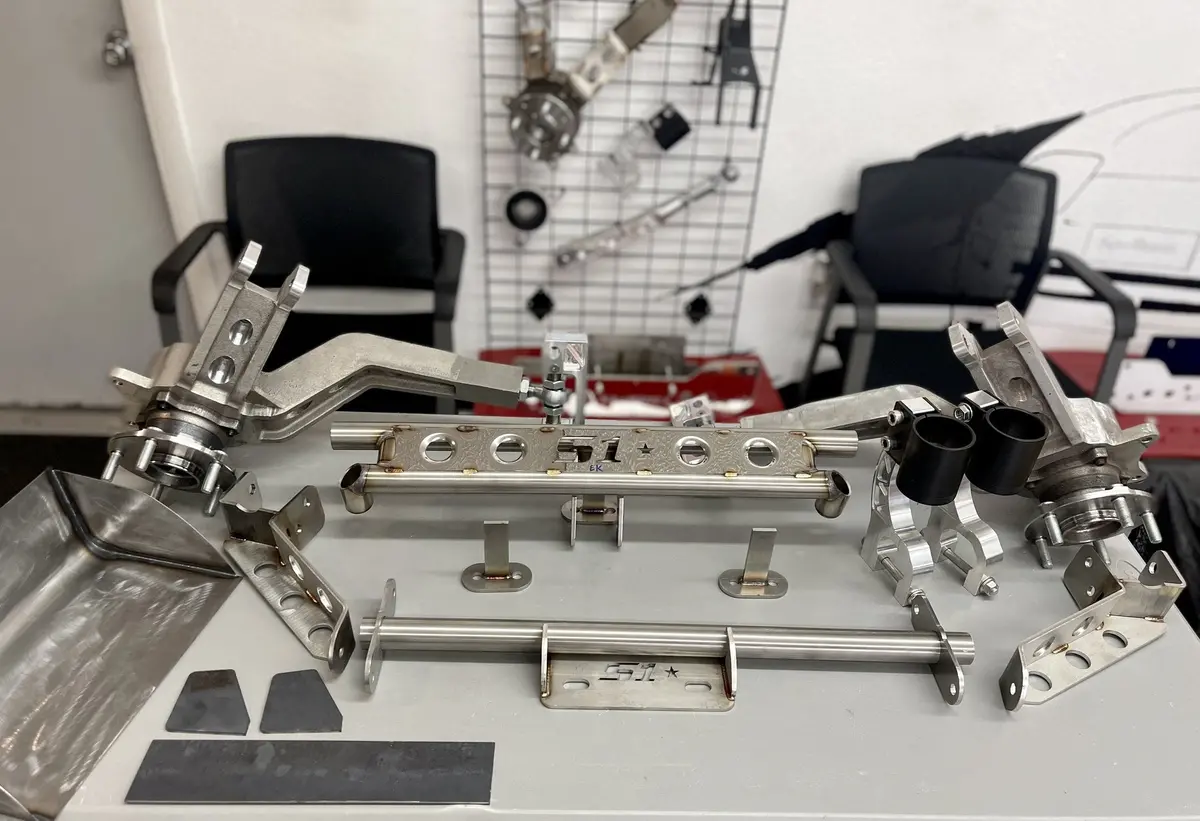 S1 Built Complete Awd Kit: Cast Aluminum Awd/Rwd/Fwd Rear Trailing Arms With Tubular Rear Diff Mount Kit And Billet Forks 1