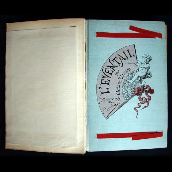 Uzanne - L'éventail Et L'ombrelle, Exemplaires Uniques Enrichis De Dessins De Paul Avril (1881) 2