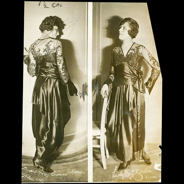 Lucile - When He Comes Home, Robe De Dîner En Dentelle (1918) 1
