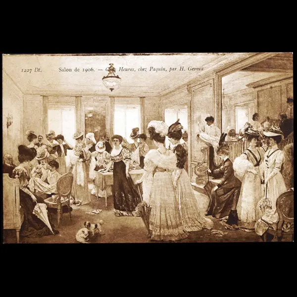 Paquin - Cinq Heures, Chez Paquin, Par Henri Gervex Pour Le Salon De 1906 1