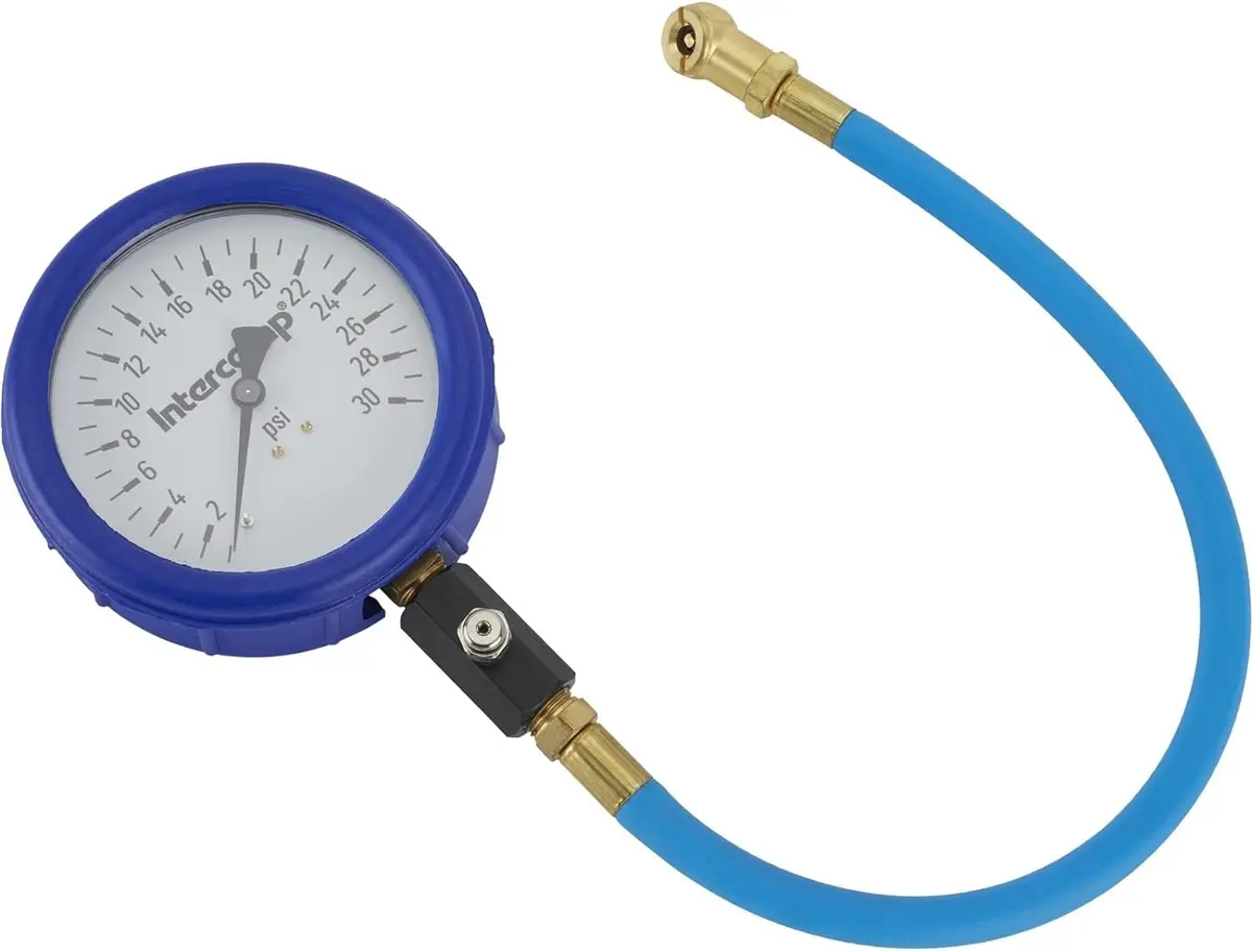 Intercomp 4" Ultra Deluxe 30Psi Air Pressure Gauge 1
