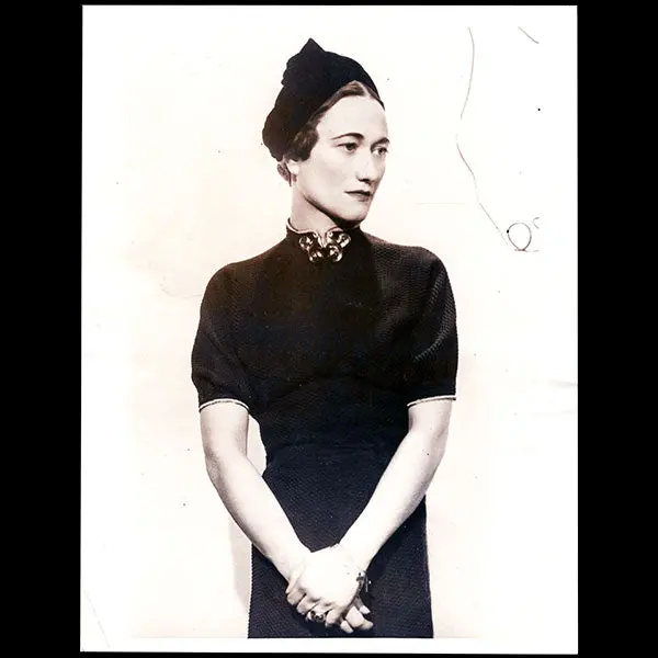 Cecil Beaton - Portrait De Wallis Simpson, Future Duchesse De Windsor Photographie D'époque (1936) 1