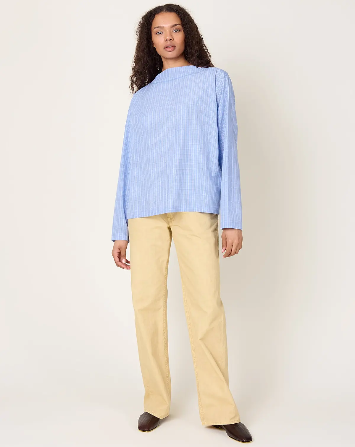 Bateau Shirt In Blue Check 1