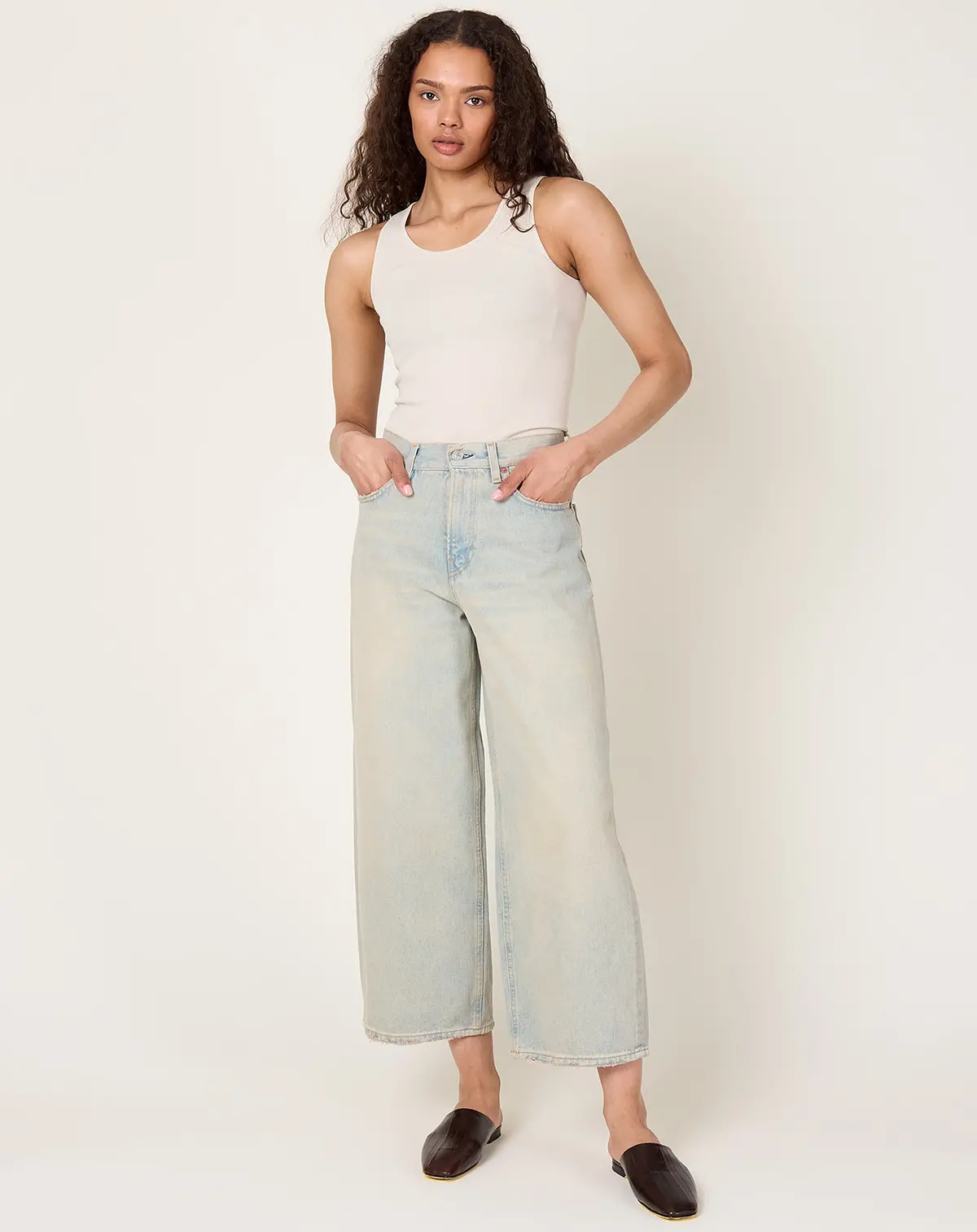 Cropped Roomy Jean In Geyser Blue 1