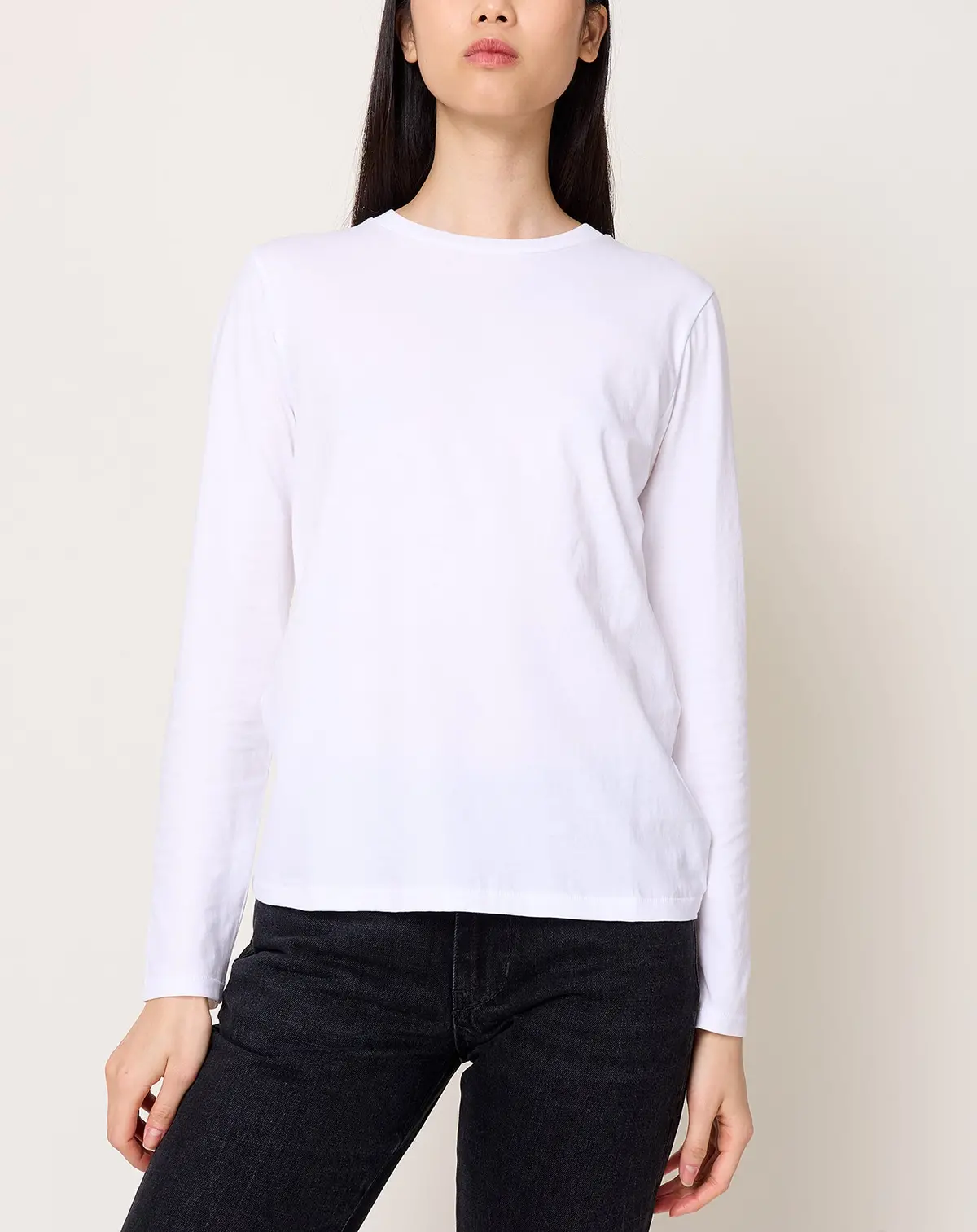 L/S Mini Boy T In Optic White 1