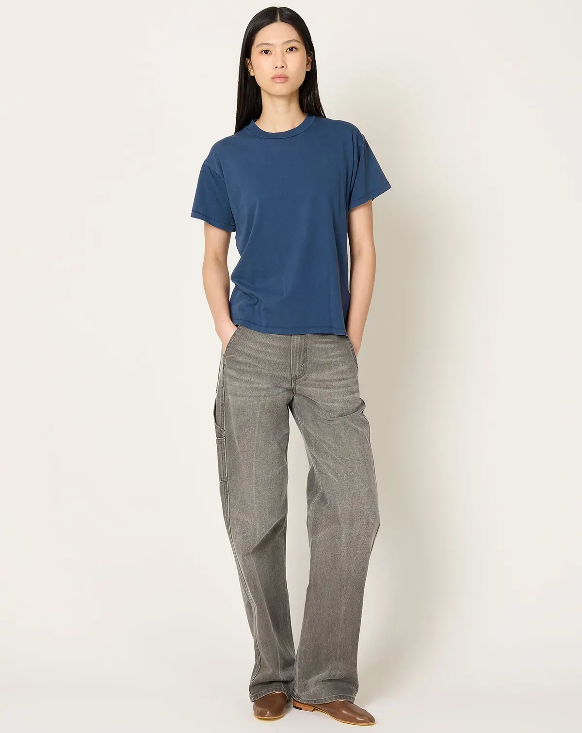 Long Painter Jean In Charcoal 1