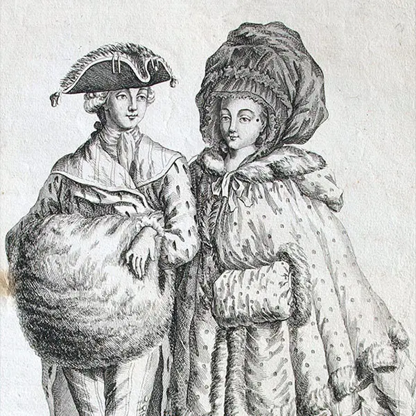 Mondhare - Collection De La Parure Des Dames - Les Epoux En Négligés Ou La Toilette Du Matin (Circa 1782) 2